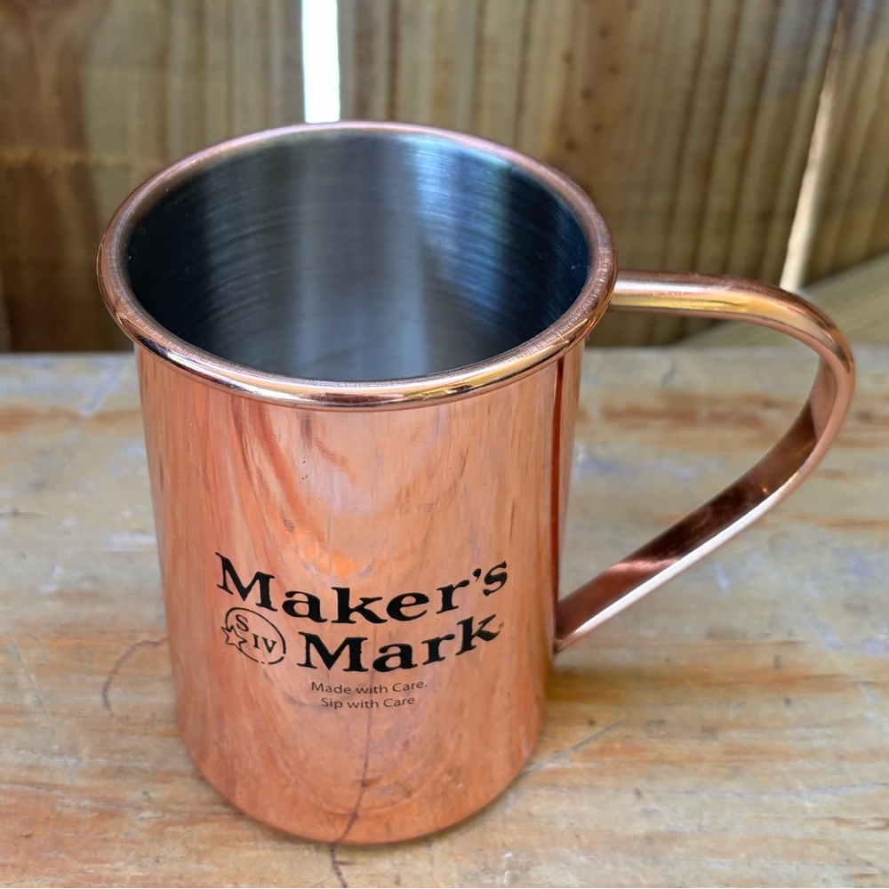 Maker’s Mark Promotional Moscow Mule Copper Plated Mug